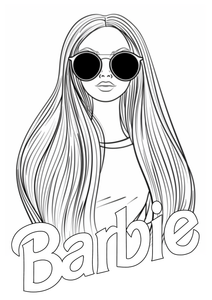 Barbie Coloring Page