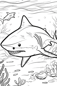 Whale Coloring Page