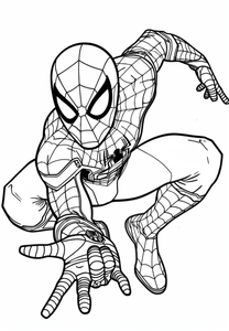Spider Man Coloring Page