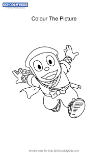 ninja kanzo hattori cartoon ninja hattori coloring pages worksheets for preschool kindergarten first grade art and craft worksheets schoolmykids com