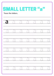 Writing Small Letter t - Lowercase Letter Tracing worksheet for ...