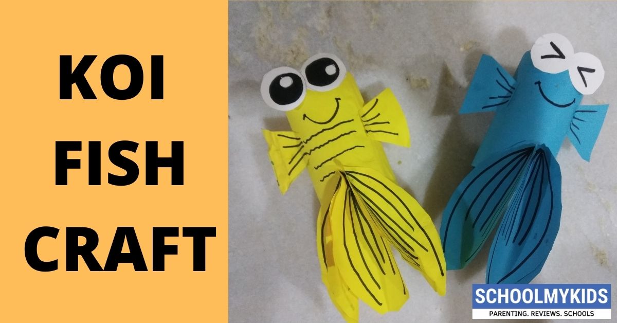 Toilet Paper Roll Koi Fish Craft | SchoolMyKids