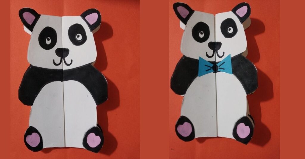 Handmade Panda Greeting Card Schoolmykids