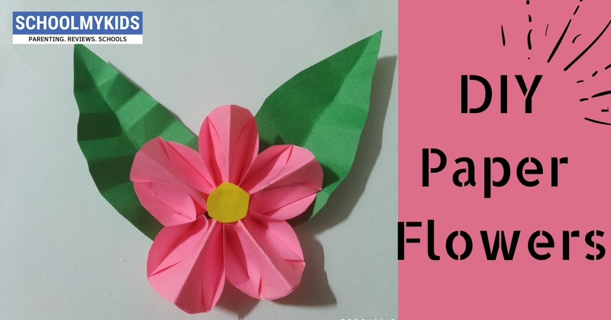 How to Make Paper Flowers Easily | SchoolMyKids