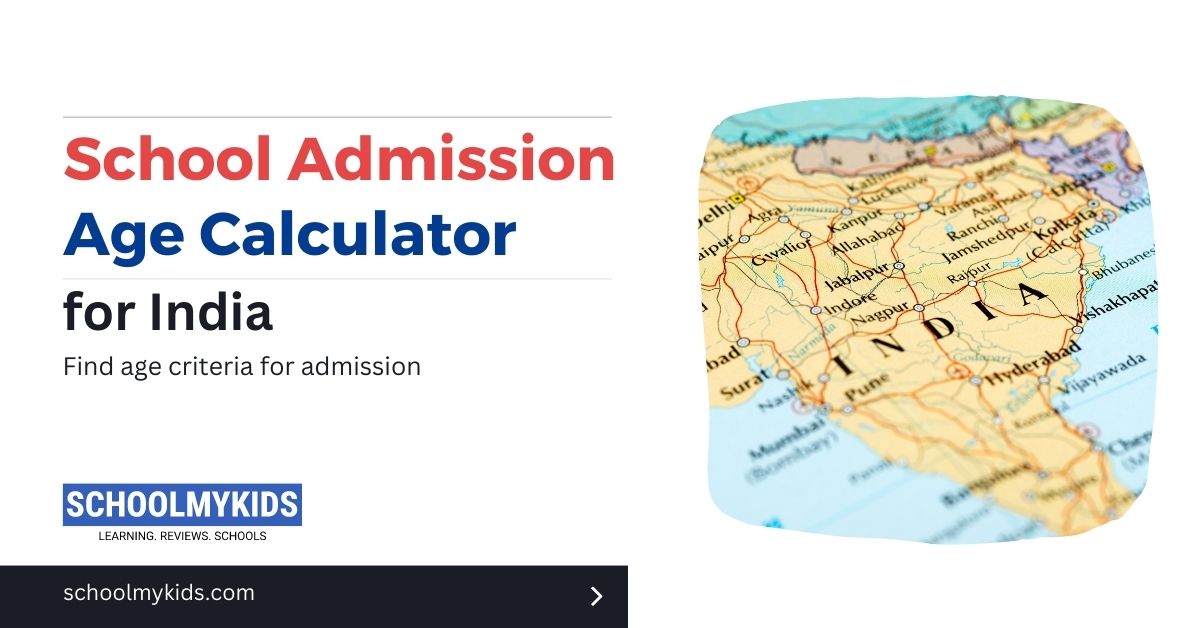 Free School Age Calculator for India School Admission Age Calculator